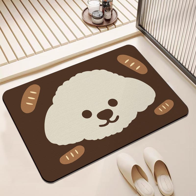 Bathroom Floor Mats Can Be Cut to Size, Soft Diatomaceous Earth Entryway Rugs, Door Mats, Entrance Mats, Cartoon Anime Non-Slip Mats Bathroom Floor Mats Can Be Cut to Size, Soft Diatomaceous Earth Entryway Rugs, Door Mats, Entrance Mats, Cartoon Anime Non-Slip Mats