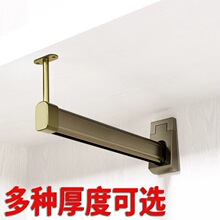 顶装挂衣杆浅衣柜吊柜衣通柜子纵向衣杆窄衣柜挂杆橱柜内竖装吊杆