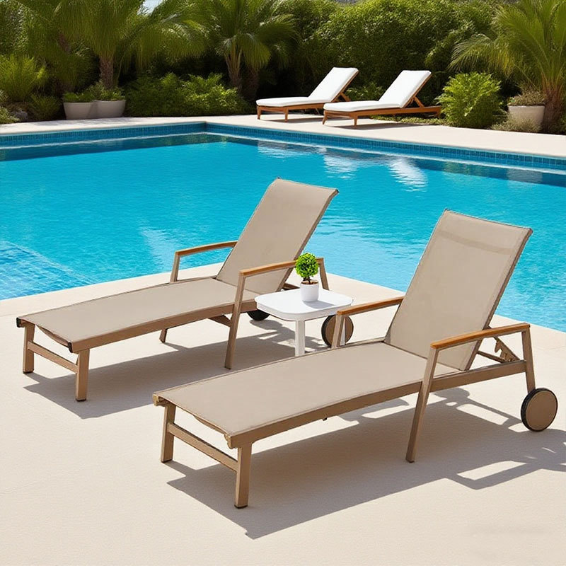 Cama al aire libre sillón junto a la piscina sillón al aire libre balcón terraza terraza sillón de playa impermeable