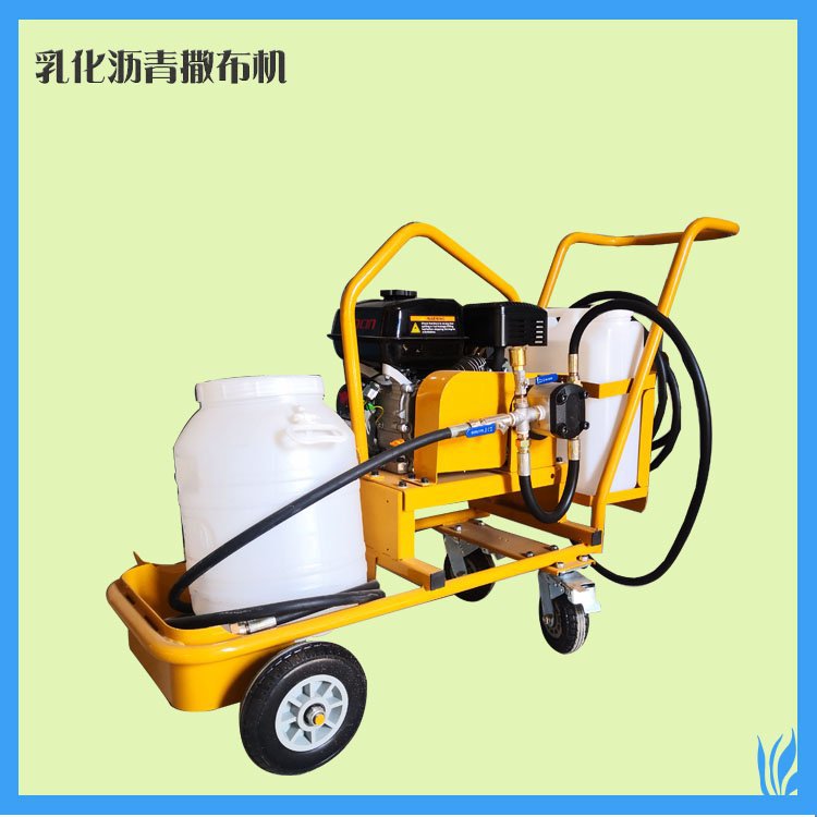 乳化沥青撒布机小型手推式路面喷洒机市政道路裂纹修补喷涂机