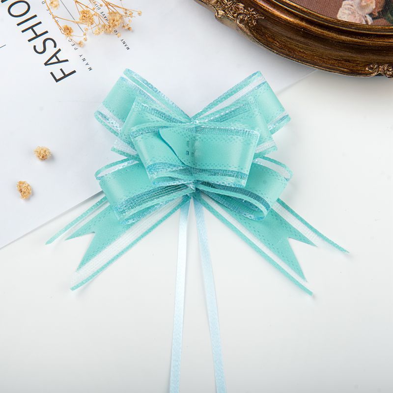 30 nieve hilo borde boda coche mano-Tirado flor cinta cordón arco caja de regalo ramo regalo fruta embalaje guirnalda