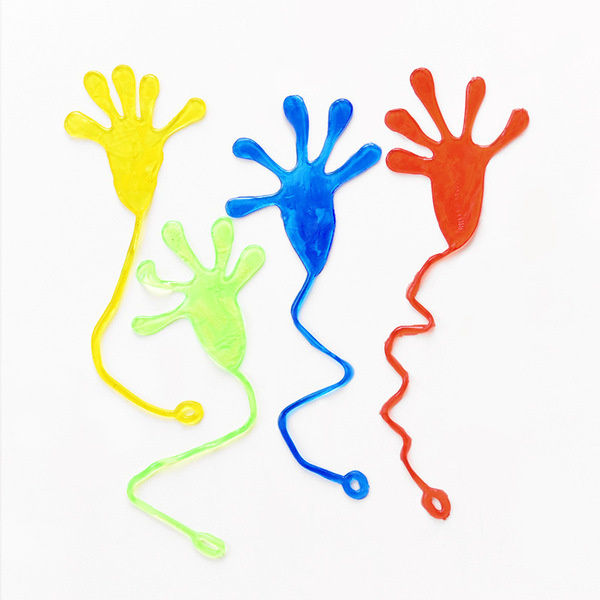 80 Nostalgic toy elastic telescopic sticky palm large palm climbing…