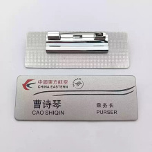 适用东方航空名牌乘务员姓名牌空姐乘务长工作胸卡机组实习生胸牌