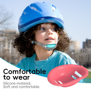In-Stock Helmet Accessories for Electric Vehicles and Motorcycles, Silicone Chin Strap Anti-Strangling Products, Non-Slip, Comfortable, and Anti-Strangling