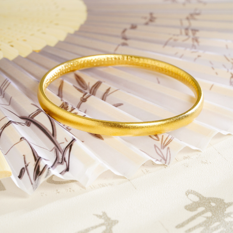 Nuevos productos de Vietnam Shajin Guochao antiguo brazalete de esmerilado no se desvanecerá retro alta sensación de joyería versátil