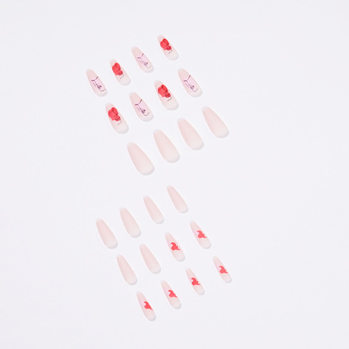 Abstract face series wearable nail art color block beauty nail art line nail stickers wearable nail wholesale