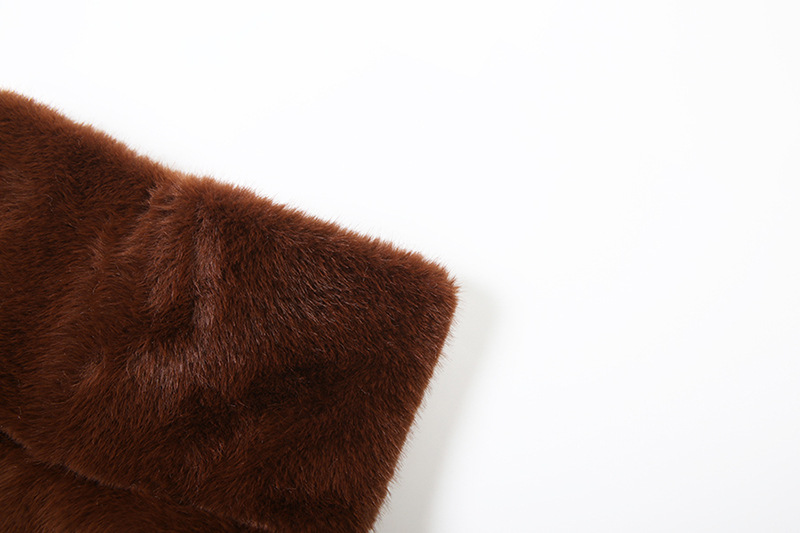2026 Autumn New Women's Fashion European And American Style Solid Color High Neck Furry Vest Sleeveless Waistcoat Top_ecoleips.com