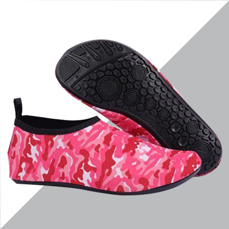 컬러-위장 레드-고무 밑창