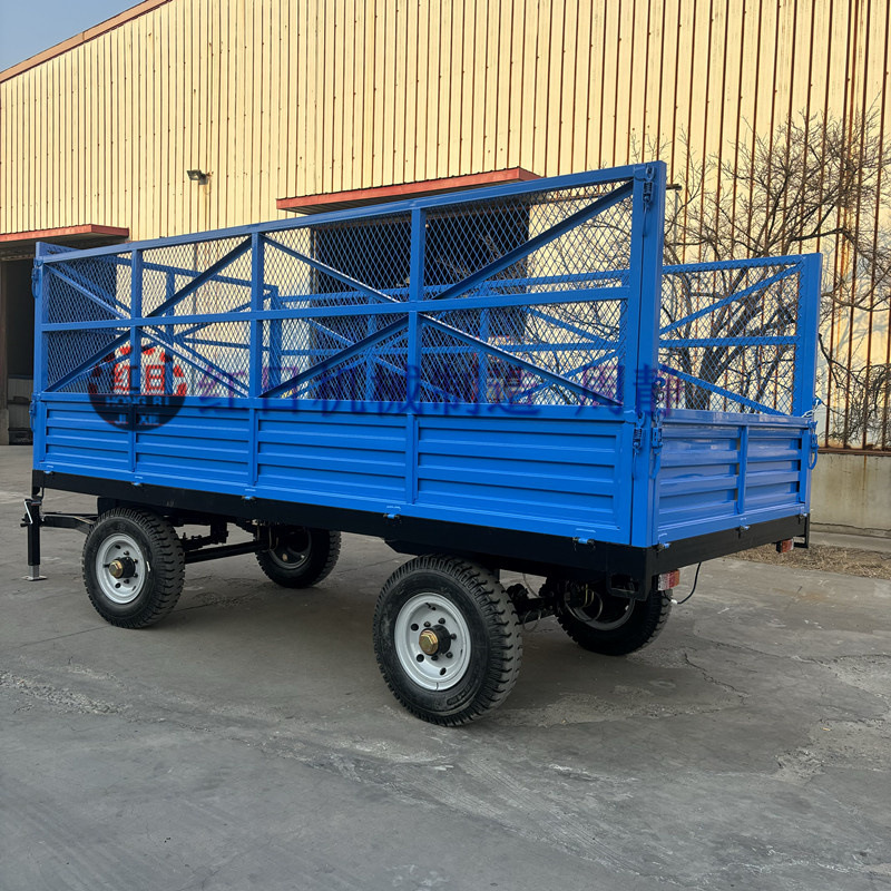 农用车斗   双轴四轮拖车   液压后翻拖车   气刹自卸拖车