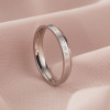 Glossy ring stainless steel, fashionable accessory, European style, does not fade, simple and elegant design, 18 carat