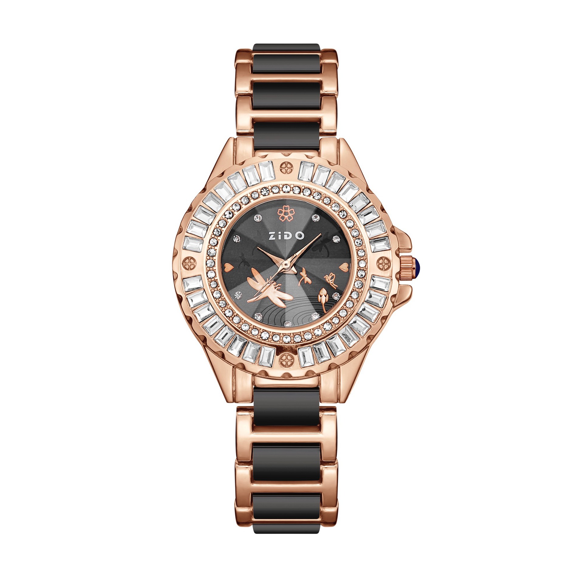 Fashionable Trendy Quartz Watch With Starry Sky Design, Niche Diamond-encrusted Women's Watch, In Stock For Dropshipping_voghion.com