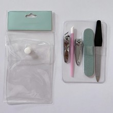 PVC美容套装指甲刀塑料五件套美甲工具指甲刀指甲剪套装