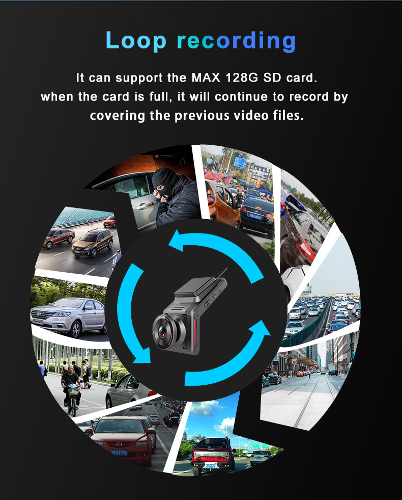 K18 cross-border 4G network driving recorder HD night vision before and after double recording wireless 24 hours remote real-time positioning