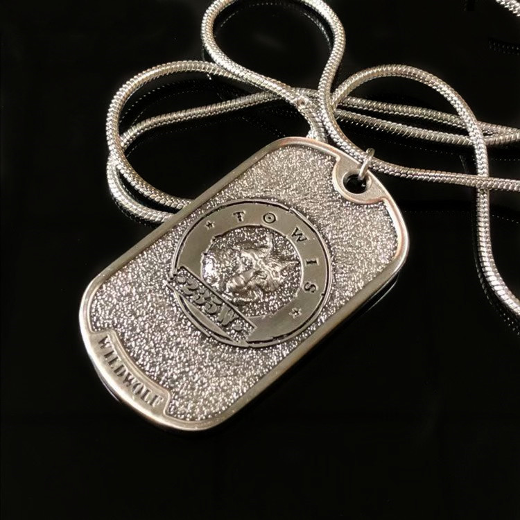 免费设计复古做旧锌合金狗牌 立体浮雕动物图案吊牌 服饰金属吊坠