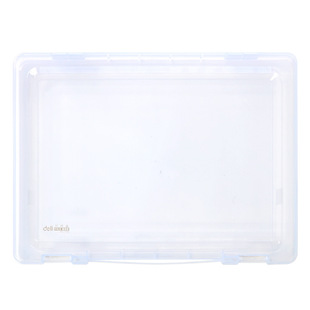 Deli 5701 5702 Stationery Box Transparent Pp File Storage Box A4 Information Box Satchel Invoicing