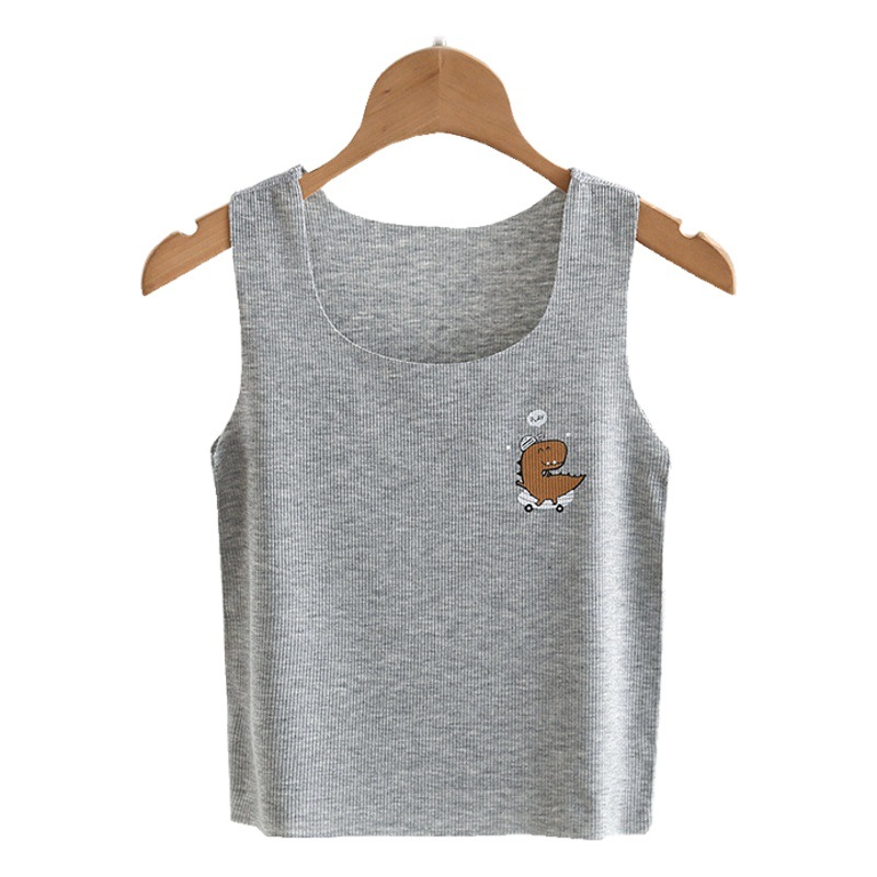 Camiseta sin mangas de verano, pijama infantil de seda cupro, ropa para niños, sin mangas, se puede usar en exteriores.