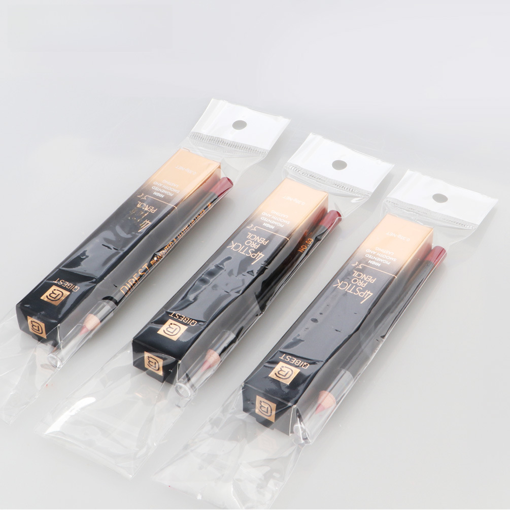 QIBEST clearance lipstick pen lip liner combination set matte fog waterproof lipstick pen waterproof lip pen 15 colors