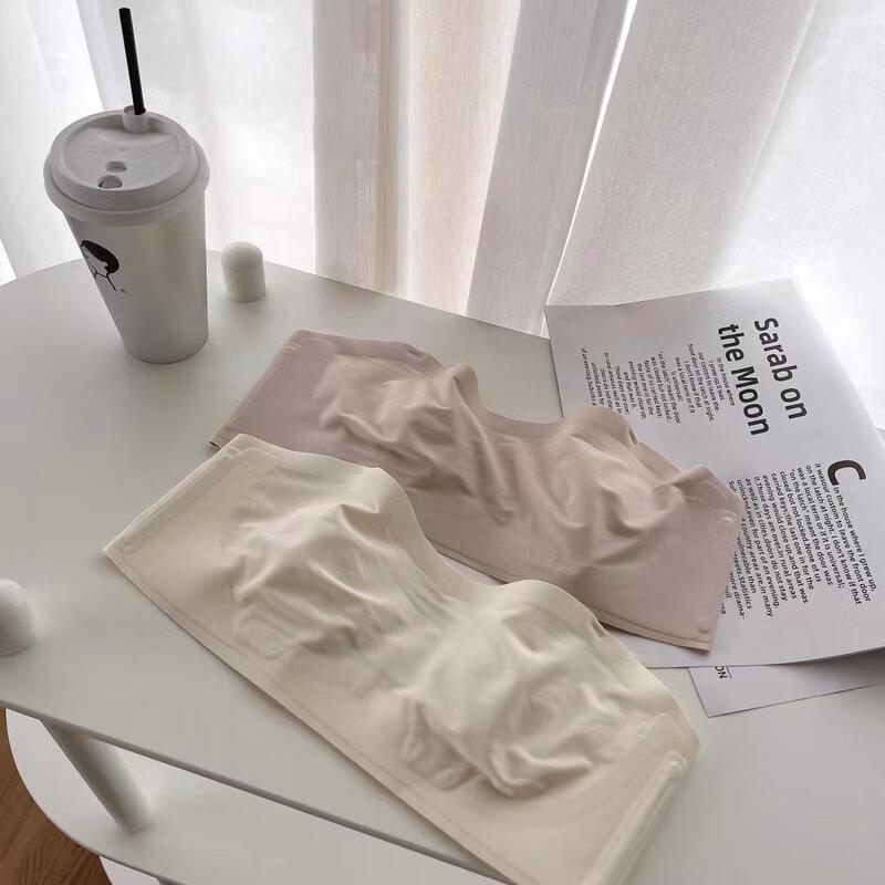Summer Thin Rabbit Ear Traceless Bra-wrap Underwear Non-steel Ring Anti-slip Strip Strapless Ultra-thin Bra