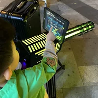 AR Gatling Lприлавки игры съемки детей тела на открытом воздухе сквер парк аттракционов Gatling