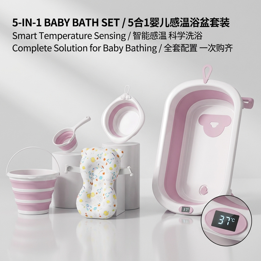 (6058) Sensor de temperatura - Pink 5 Pieces Set