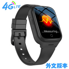 クロスボーダー専用4G老人スマートフォン腕時計GPS測位体温心拍数血圧テストK9LH