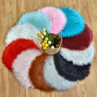 熱銷長毛絨地毯瑜伽地墊腳墊仿澳洲仿羊毛地毯家用裝飾壹件代發