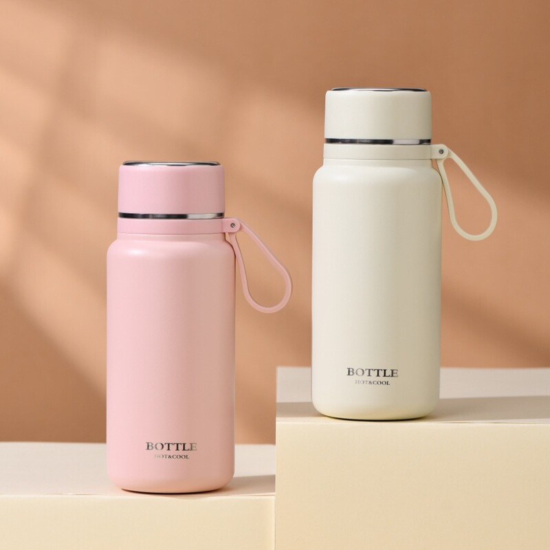 High-Looking Portable Simple Drink Insulated Cup for Student Couples Accompanying Water Cup Travel Cup 304 Stainless Steel Coffee Cup