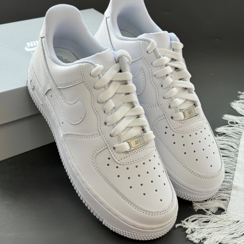 Cross-Border Putian Shoes Af1 Air Force One Putian Shoes Genuine Leather Rubber Height-Increasing Non-Slip Wear-Resistant Unisex Casual Sneakers Cross-Border Putian Shoes Af1 Air Force One Putian Shoes Genuine Leather Rubber Height-Increasing Non-Slip Wear-Resistant Unisex Casual Sneakers