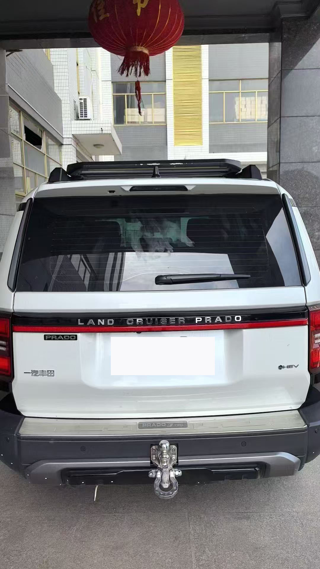 Suitable for 24 Models of Prado 250 Rear Wing, New Prado Original Model Fixed Wing Top Wing Modification Decorative Parts