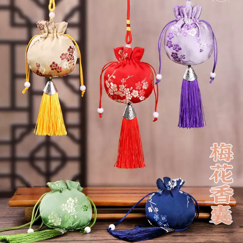 新年香囊 香包香囊空袋福袋锦囊荷包中药香囊袋子中国风 祈福挂件