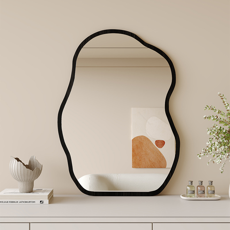 Espejo decorativo retro espejo de maquillaje medieval espejo de vestir espejo de vestir sala de estar se puede colgar en la pared espejo de escritorio espejo de vestir espejo