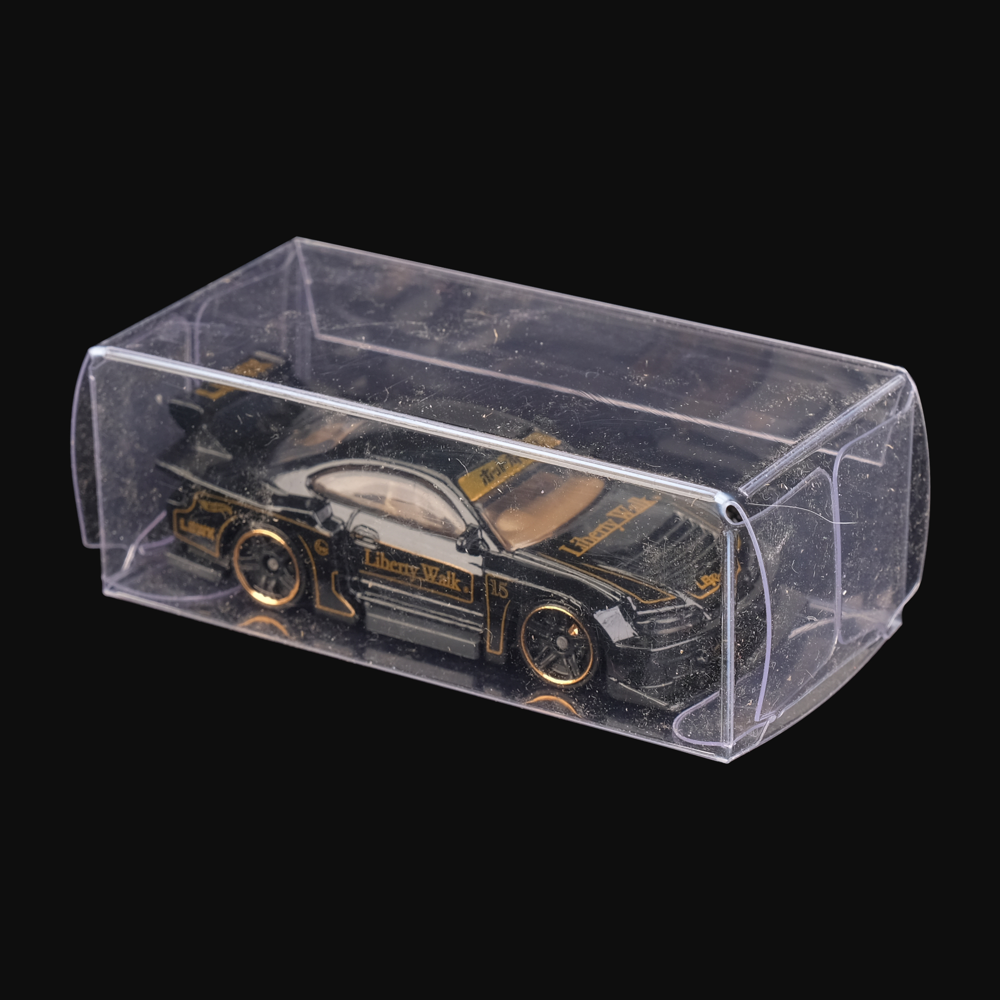 Hot Wheels Duomica Matchbox Protección de modelo de coche de pequeña proporción Caja de almacenamiento de pantalla de polvo de PVC de alta transparencia plegable