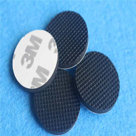 厂家现货批发  黑色圆形单面自粘EVA泡棉硅胶脚垫 防.滑减噪