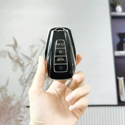 Car key bag Emgrand S/GL Xingyue L key - geely-d-smart-4-key-noble-black-single-set