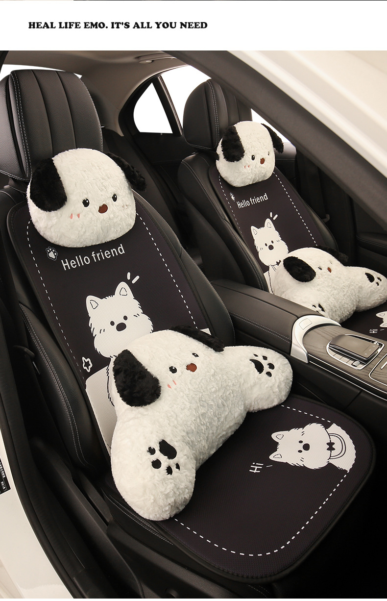 West Highland Cute Four Seasons General Breathable Car Seat for Audi Q2L Q3 Q4 Q5L A3L