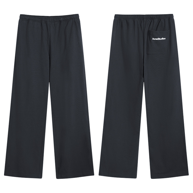 クロスボーダーのトレンディなAC手描きのスプラッシュインクのほつれ加工のウォッシュ加工のダメージ加工のパンツ、男性と女性用、ゆったりと多用途、軽くて豪華なワイドレッグジーンズ