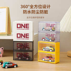 跨境集装箱小汽车模型展示盒1：64车模防尘收纳盒手办展示架