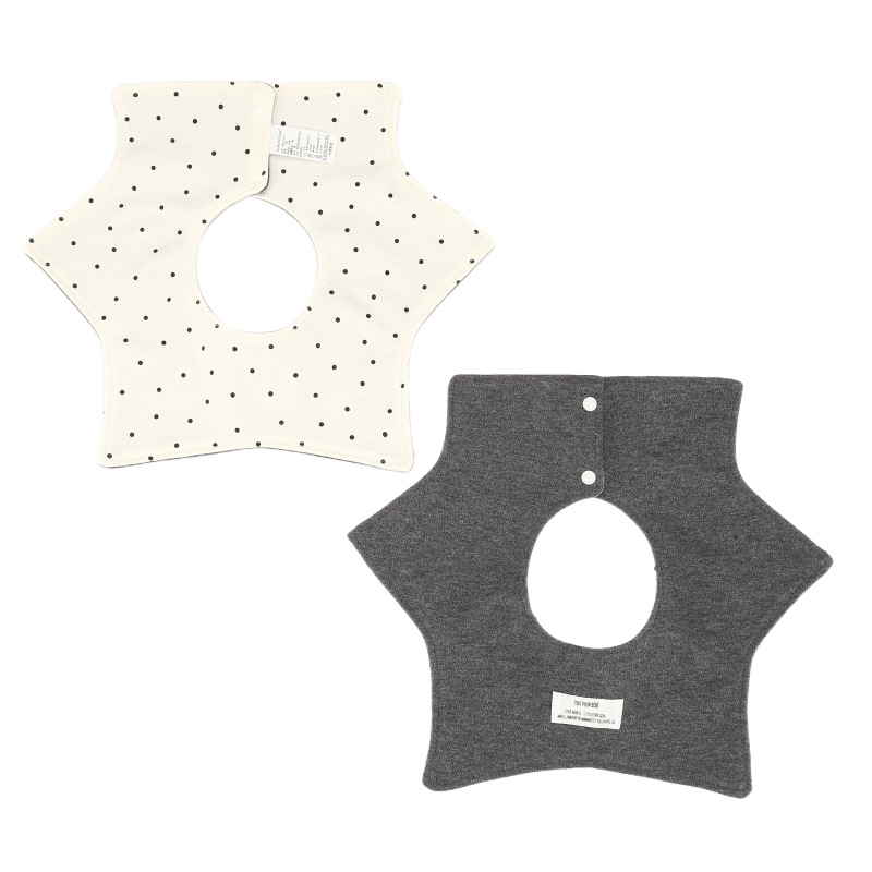 Babero Reversible de Algodón para Bebé Absorbente de 100% Algodón para Bebés image 6