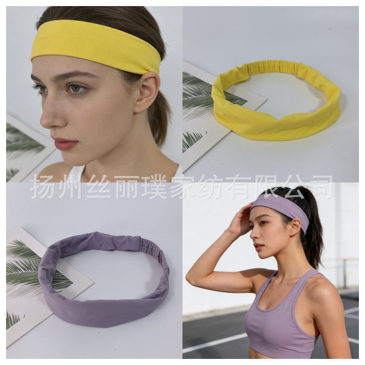 Fashionable Headscarf Design Sports Fitness Headband Summer Sweat-Absorbing and Anti-Sweat Breathable Headband for Running Yoga Men and Women