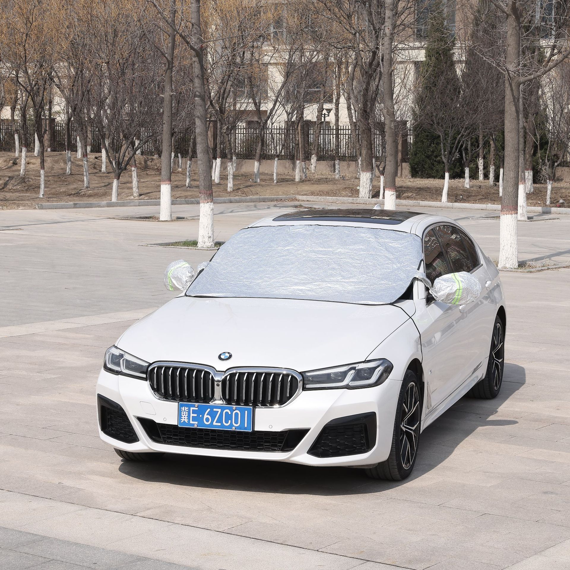 Car Sunshade, Front Windshield Sun Protection, Heat Insulation, Sunshade, Front Windshield Sunshade, Snow Protection, Car Cover, Car Curtain