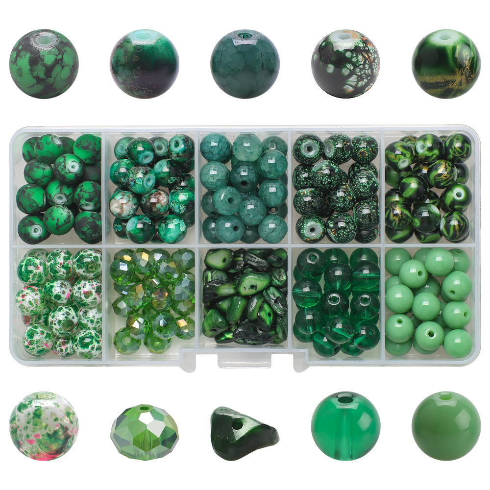 185g Weight Beads Jewelry Making Type Diameter 8mm Jewelry Making Size DIY Jewelry Accessories Classification 1 Set Quantity Glass Material Irregular, Round Pattern Plating Design Simple Style Style 1 Set Diameter 8mm Glass Irregular Round DIY Jewelry Accessories Beads 14