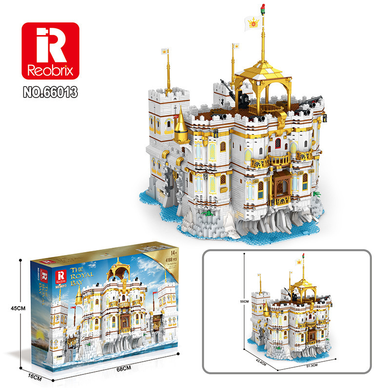 Transfronterizo 66010 - 66039 Royal Sunshine barco pirata bloque de construcción puzzle hombre y mujer ensamblar juguetes modelo de bloque
