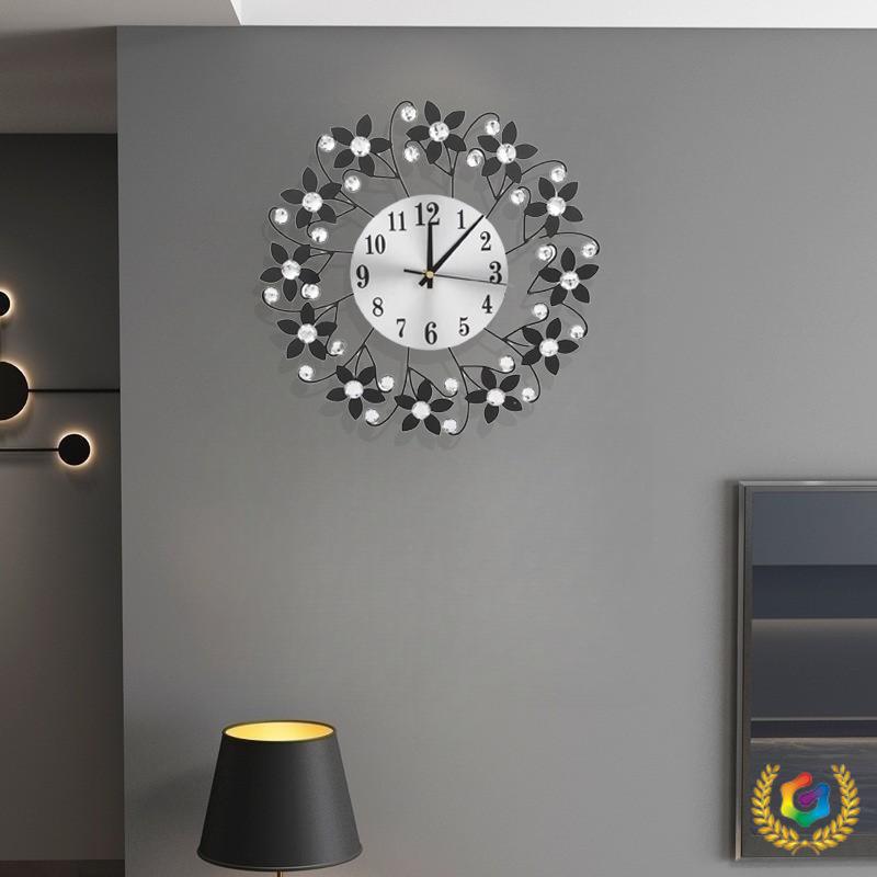 ✅Wallclocks跨境铁艺挂钟客厅钟表挂件静音时钟礼品批发静音设计