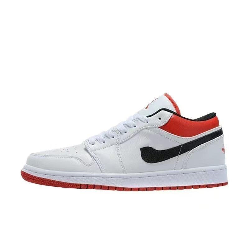 莆田純正 AJ1Low 紳士靴ロートップスニーカー黒と白のつま先スモークグレー Joe 1 ハイバージョンカジュアルシューズ女性のモカ|undefined