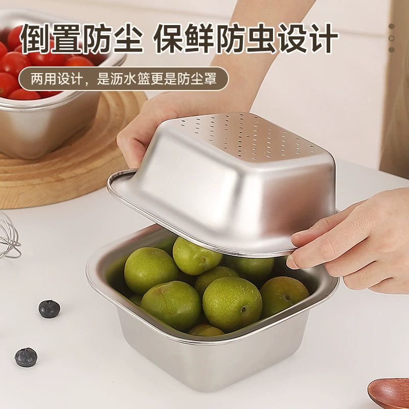 Вау, пользовательские пищевые горшки из нержавеющей стали для мытья посуды