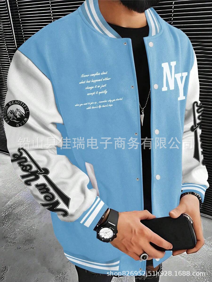 TEMU Aliexpress Amazon MLB americano moda chaqueta chaqueta cardigán hombre debe comprar chaqueta image 14