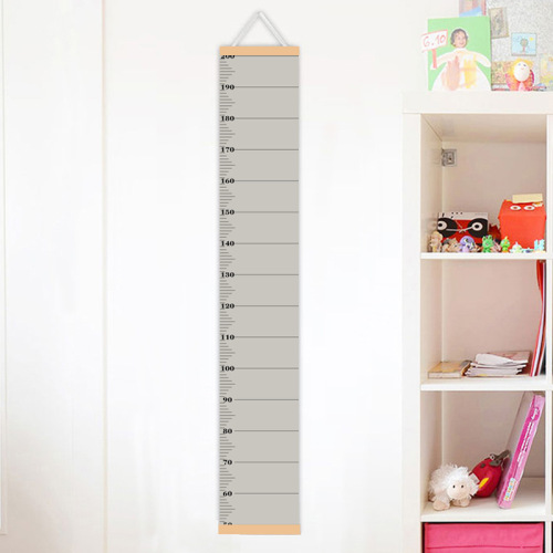 ins style height ruler independent carton packaging portable canvas hanging ruler measuring children's height height chart