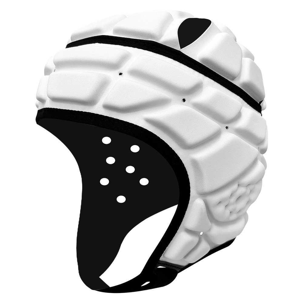 Casco anticolisión de fútbol blanco