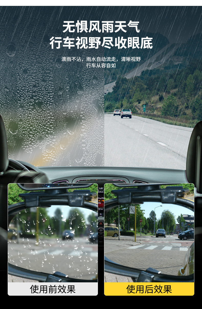 L5U Servant Brigade Car Front Windshield Anti-Fogging Agent Winter Interior Frost Removal Rearview Mirror Rain-proof Water-driving Anti-freezing