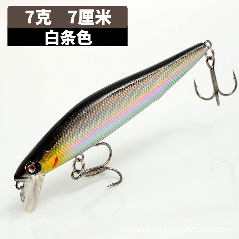 Sinking Minnow Fishing Lures Hard Baits Fresh Water Bass Swimbait Tackle Gear